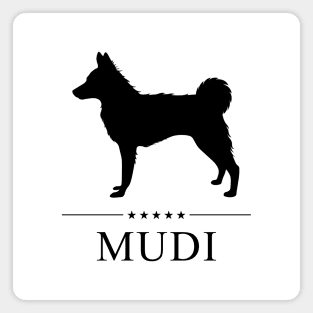 Mudi Black Silhouette Magnet